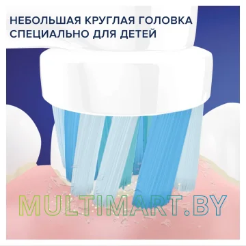 Электрическая зубная щетка Oral-B Kids Spiderman D100.413.2K картинка 9